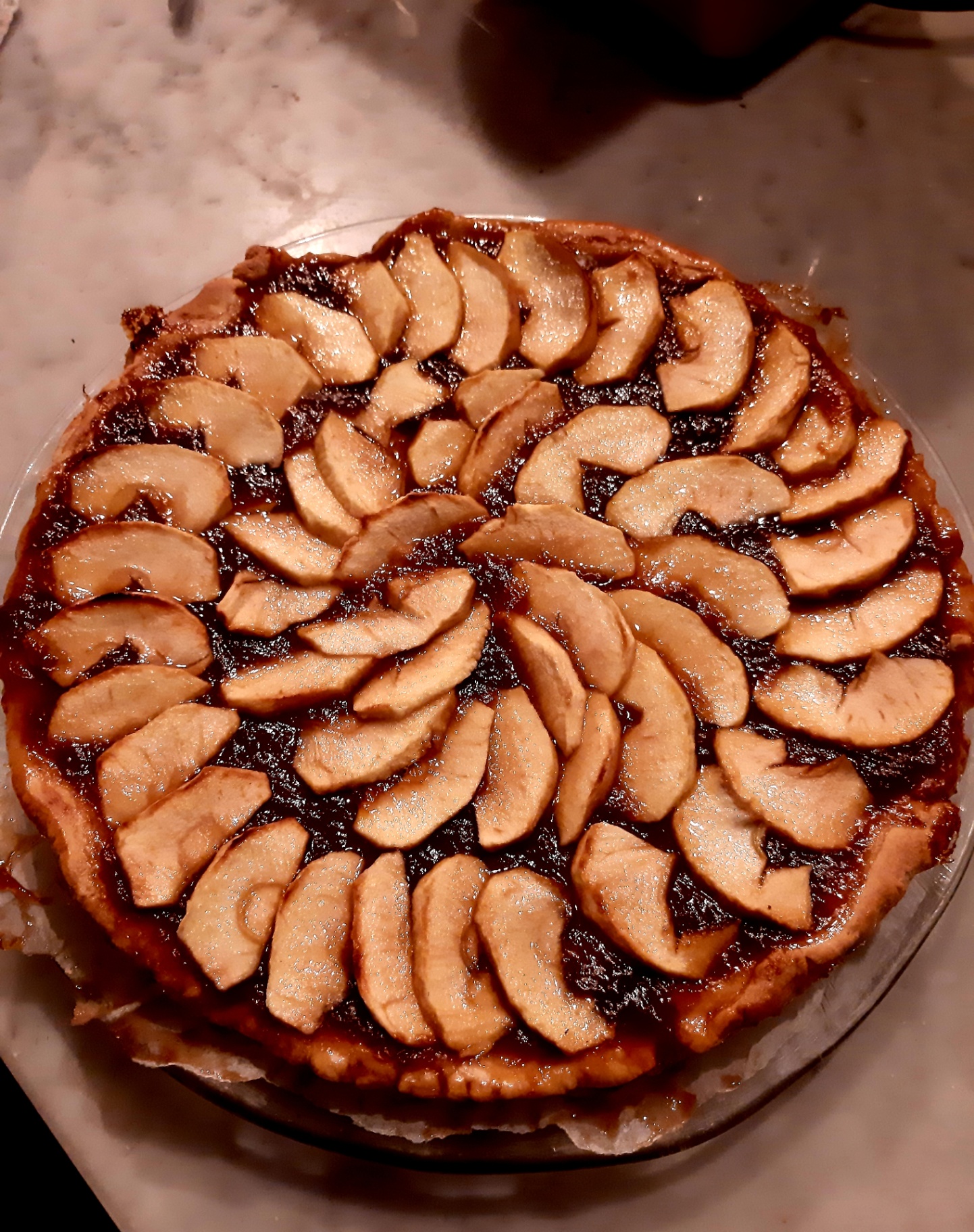 Crostata di mele della cascina
